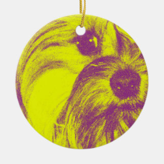 Ceramic Yorkie Ornament
