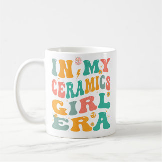 Ceramics Girl Groovy Ceramicist Coffee Mug