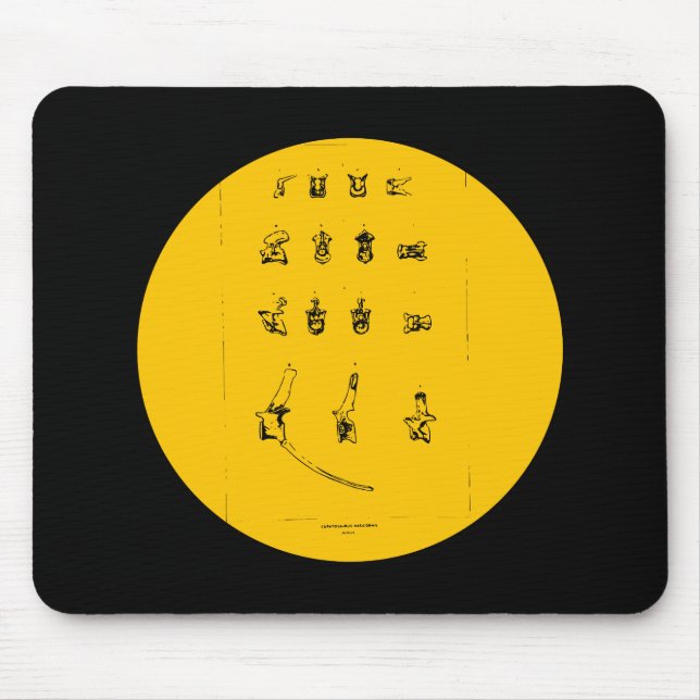 Ceratorsaurus Nasicornis Mouse Pad (Front)