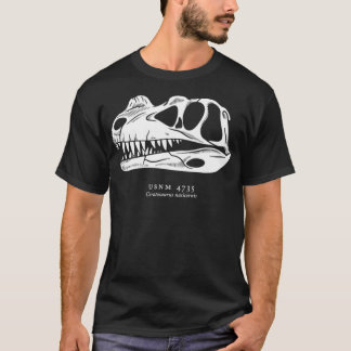 Ceratosaurus fossil skull white version Triblend T-Shirt