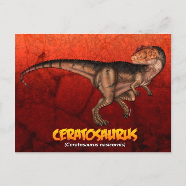Ceratosaurus Postcard (Front)