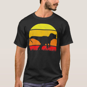 Ceratosaurus Sunset Retro Vintage Dinosaur  T-Shirt