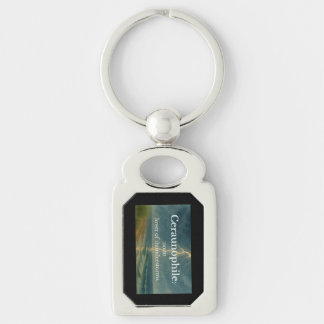 Ceraunophile Magnet-Lover of Thunderstorms  Key Ring