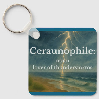 Ceraunophile Magnet-Lover of Thunderstorms  Key Ring