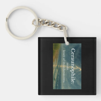 Ceraunophile Magnet-Lover of Thunderstorms  Key Ring