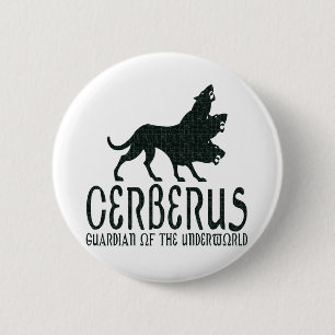 Cerberus 6 Cm Round Badge