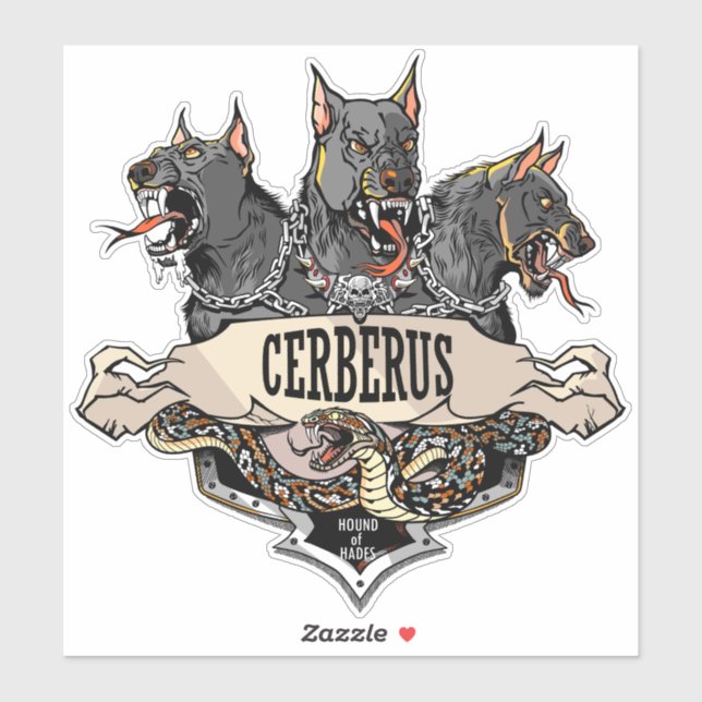 Cerberus Hellhound and snake (Sheet)