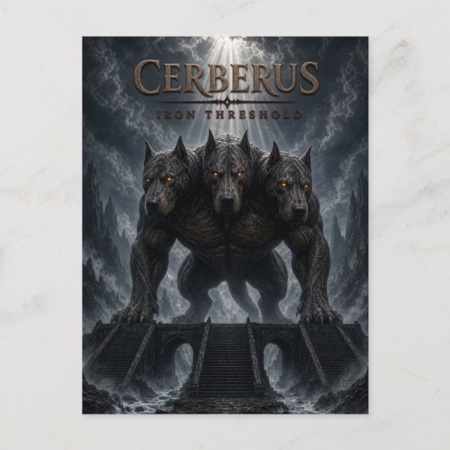 Cerberus Iron Threshold Dark Cinema Postcard (Front)