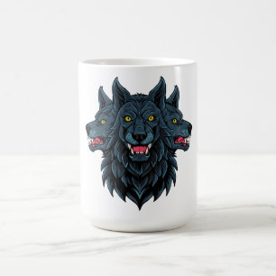 Cerberus three headed dog coffee mug