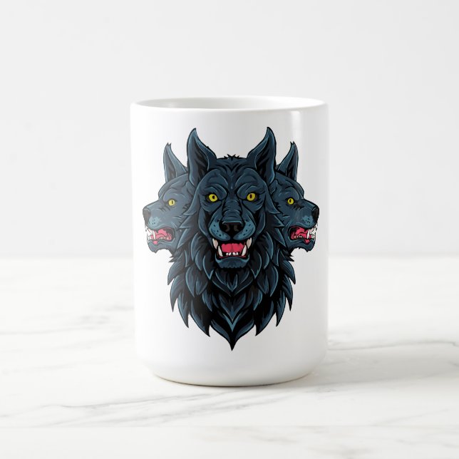 Cerberus three headed dog coffee mug (Center)