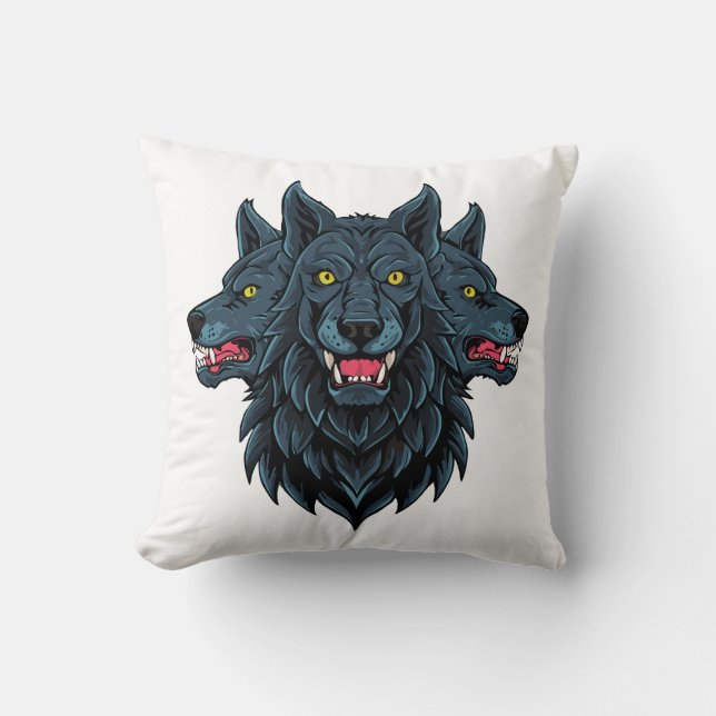 Cerberus three headed dog cushion (Front)