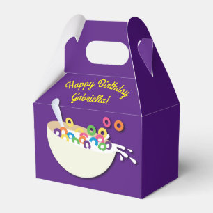 Cereal Bowl Kids Sleepover Birthday Party Cute Favour Box