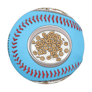 Cereal cartoon illustration baseball