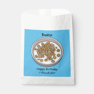 Cereal cartoon illustration  favour bag