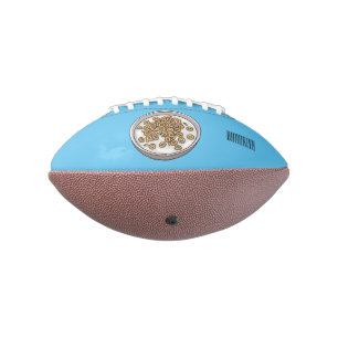 Cereal cartoon illustration football