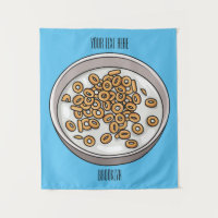 Cereal cartoon illustration
