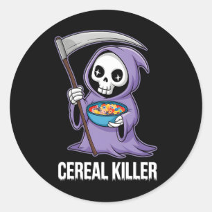 Cereal Killer 3  Classic Round Sticker