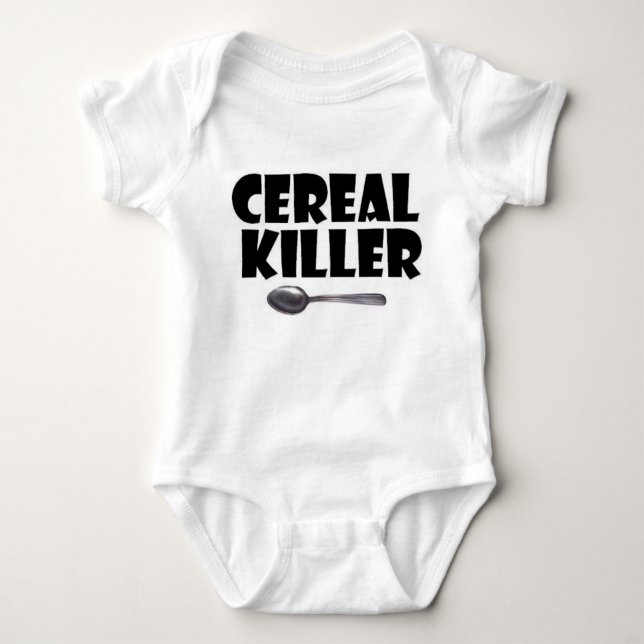 Cereal Killer Baby Bodysuit (Front)
