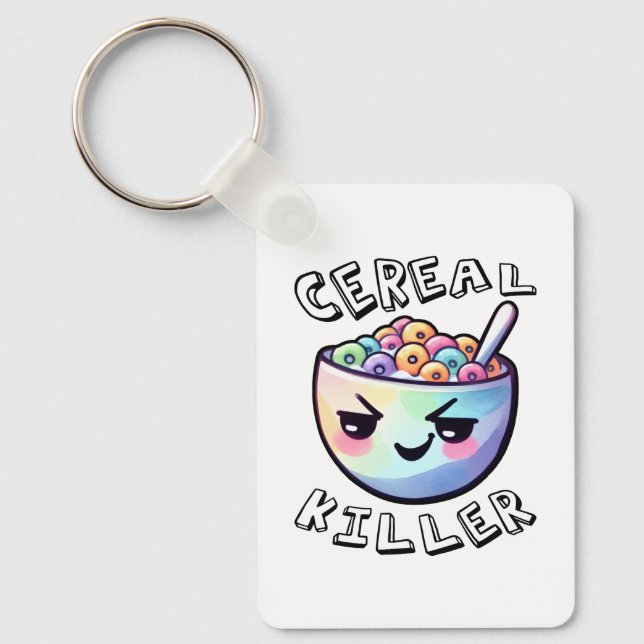 Cereal Killer Key Ring (Front)