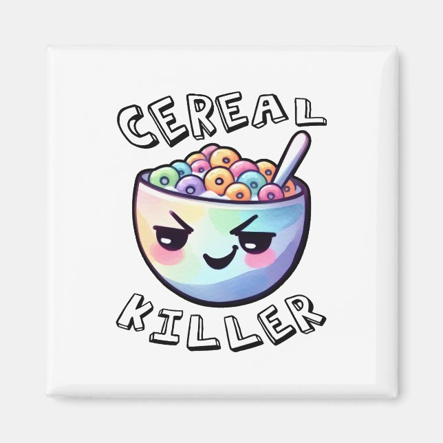 Cereal Killer Magnet (Front)