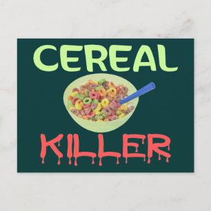 Cereal Killer Postcard