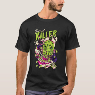 Cereal Killer Pun Joke Funny Matching Halloween Co T-Shirt