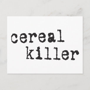 Cereal Killer Shirts & Gifts Postcard