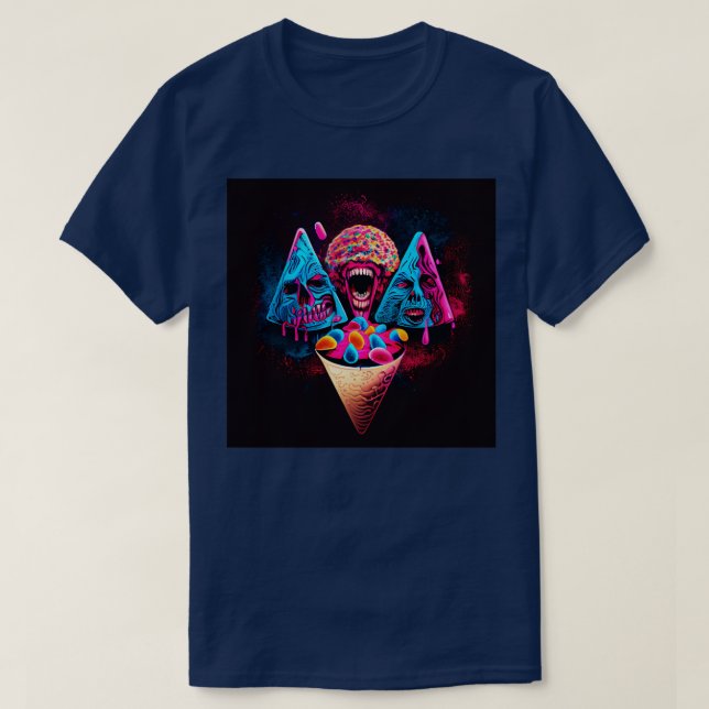Cereal Killers Dark Side Of The Cone T-Shirt (Design Front)