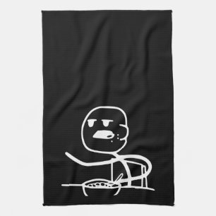 Cereal Meme Guy Tea Towel