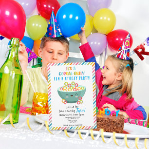 Cereal-ously Fun Birthday Party Invitation