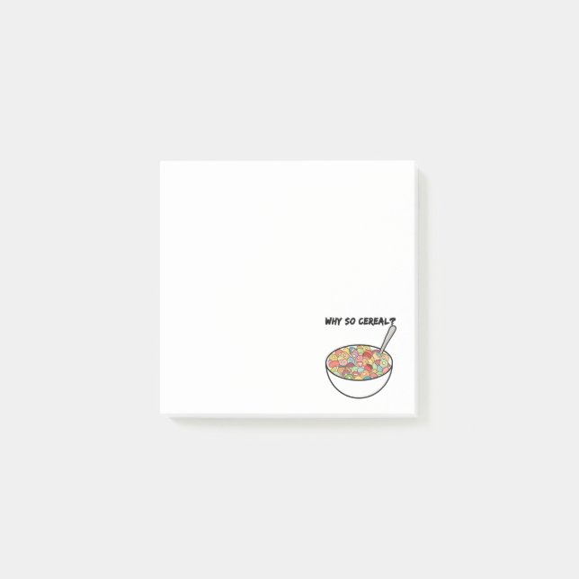Cereal Post It Note (Front)