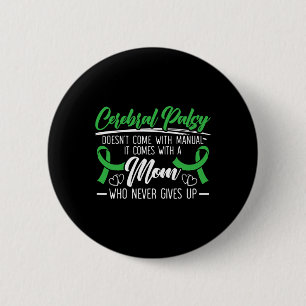 Cerebral Palsy Awareness Brain Heimerheimer 6 Cm Round Badge
