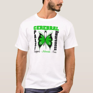 Cerebral Palsy Awareness Butterfly T-Shirt