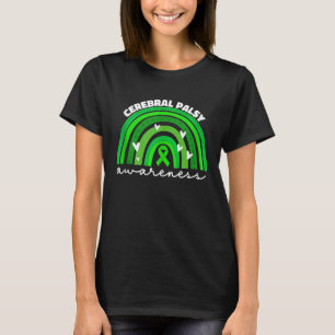 Cerebral Palsy Awareness For Women Green Ribbon Cp T-Shirt