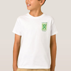 Cerebral Palsy Awareness Green Ribbon Angel Tee