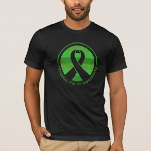 Cerebral Palsy Awareness Month Vintage Sunset Brai T-Shirt