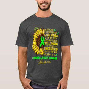 Cerebral Palsy Awareness She is A Cerebral Palsy W T-Shirt