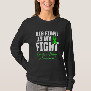 Cerebral Palsy CP Awareness His Warrior Survivor T-Shirt