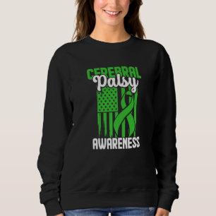 Cerebral Palsy Cp Awareness Overcoming Us Warrior Sweatshirt