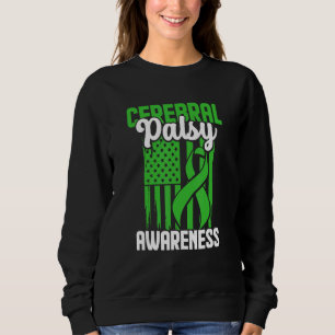 Cerebral Palsy Cp Awareness Overcoming Us Warrior  Sweatshirt
