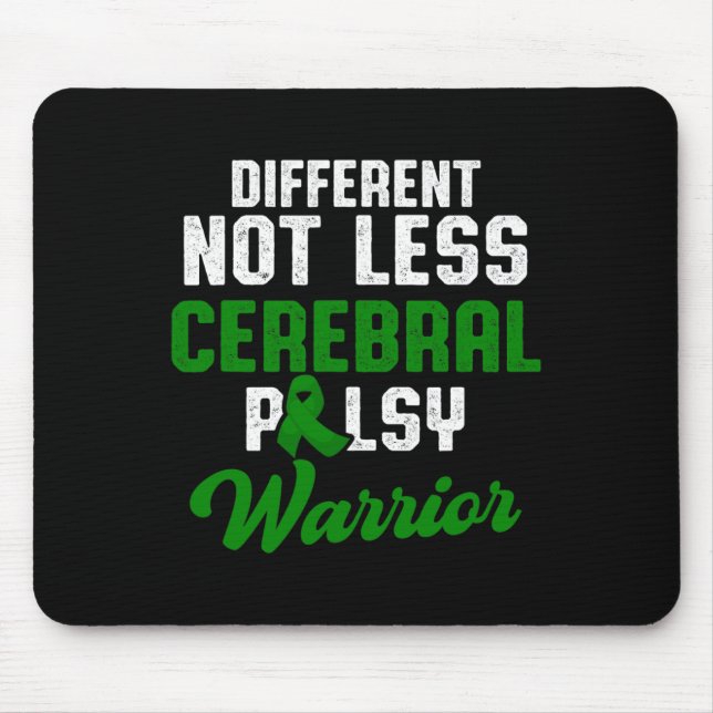 Cerebral Palsy Cp Awareness Proud Warrior Survivor Mouse Pad (Front)