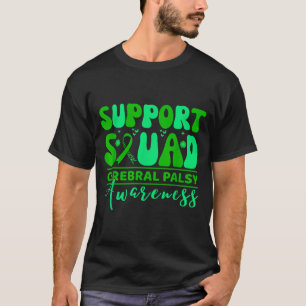 Cerebral palsy cp awareness smile face support T-Shirt