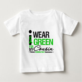 Cerebral Palsy I Wear Green Ribbon For My Cousin Baby T-Shirt