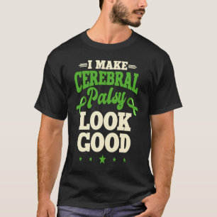Cerebral Palsy Patient Green Awareness Ribbon CP S T-Shirt