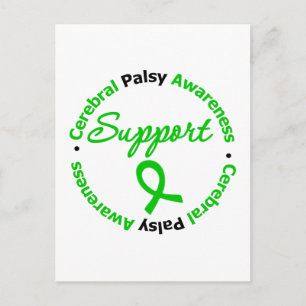 Cerebral Palsy Support Ribbon Postcard