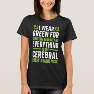 Cerebral Palsy Support Squad Awareness Ribbon T-Shirt