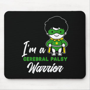 Cerebral Palsy Warrior Cp Hero Cerebral Palsy Awar Mouse Pad