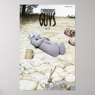 Cerebus issue #211 cover print