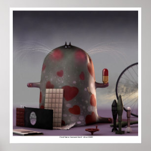 ceremonial cats II ( cat no. 6 ) Poster