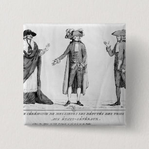 Ceremonial Costumes of the Deputies 15 Cm Square Badge